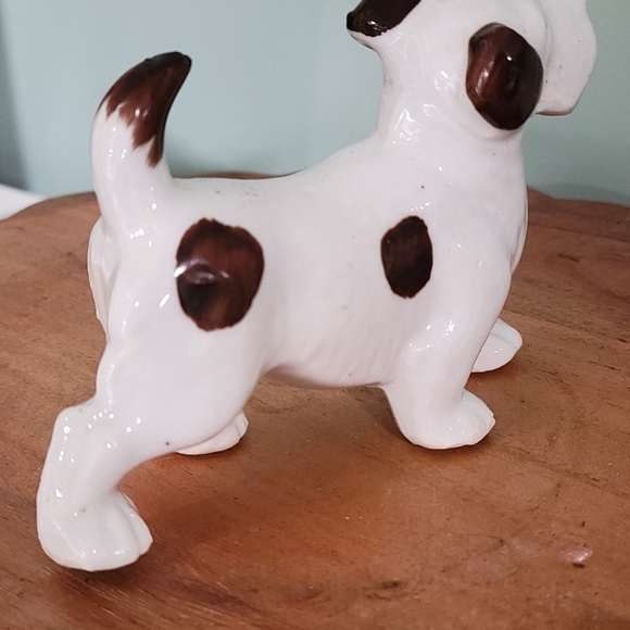 Vintage Handpainted Ceramic Boston Terrier Figure 3" - Picture 4 of 8